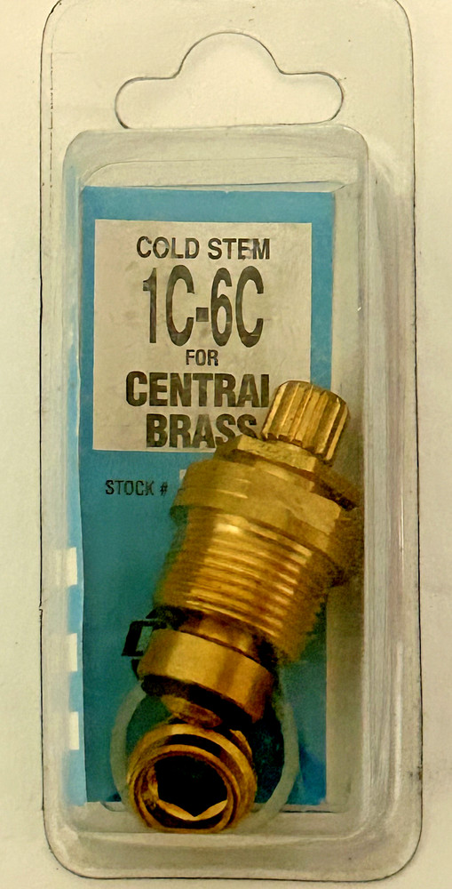 DANCO 1C-6C Cold Stem for Central Brass - NEW