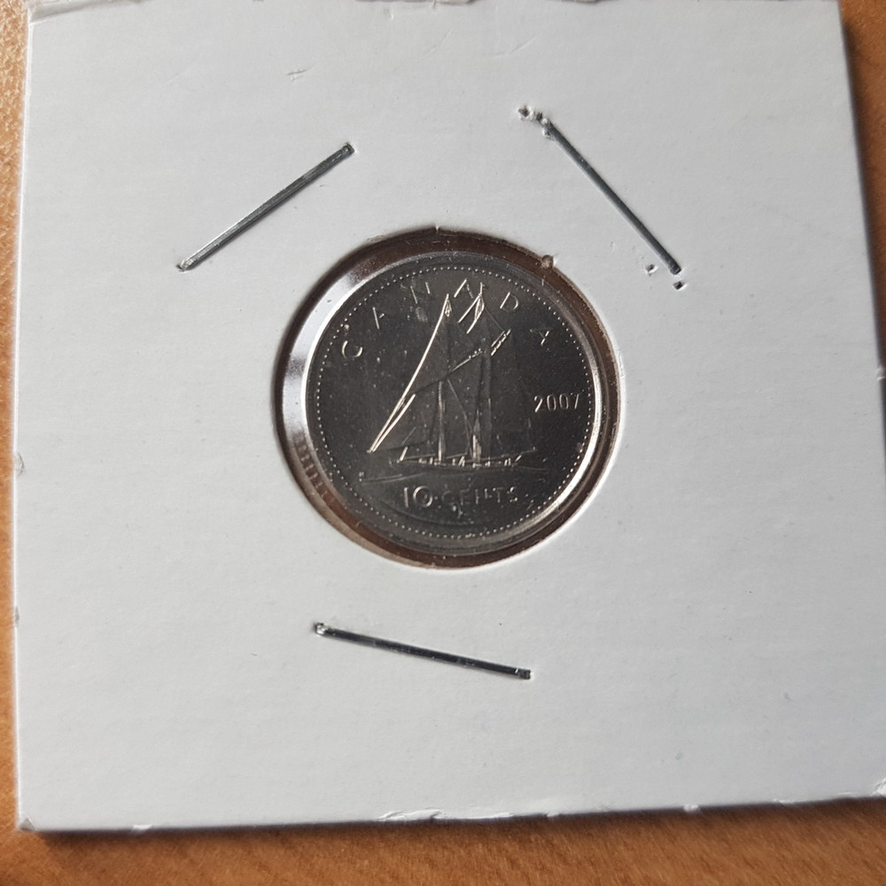 * 2007w * Canada * Georges VI * 10 cents *planchet *unknown.