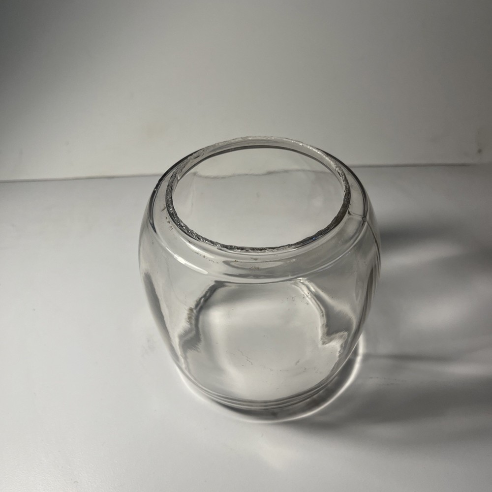 Vintage Clear Glass Lantern Globe ONLY Replacement Globe