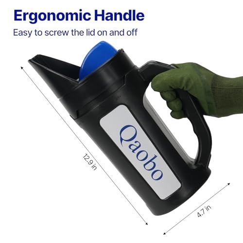 3-Adjustable-Setting Handheld Spreader, Multi-Use Lawn Spreaders for