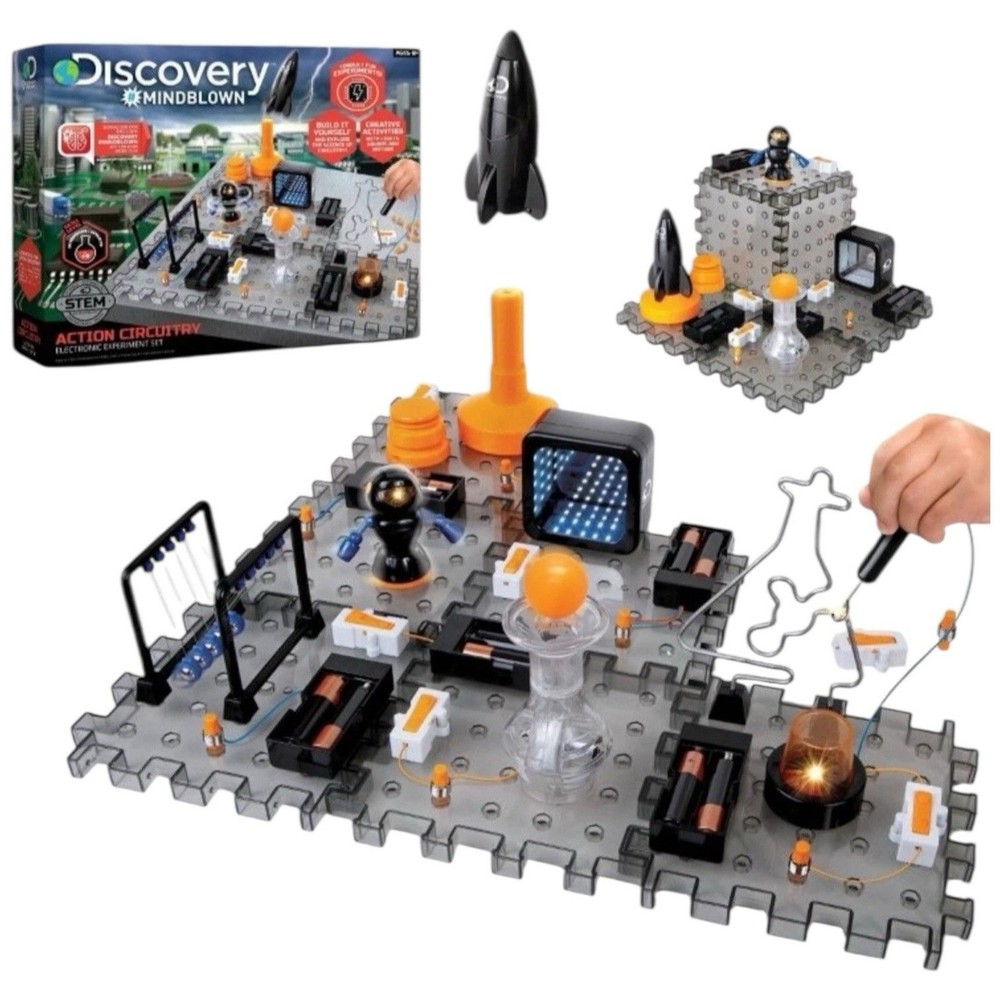 Discovery MINDBLOWN Action Circuitry Electronic Experiment STEM Kit Science set