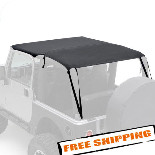 Smittybilt 93635 Black Outback Extended Bikini Top for 97-06 Jeep Wrangler TJ