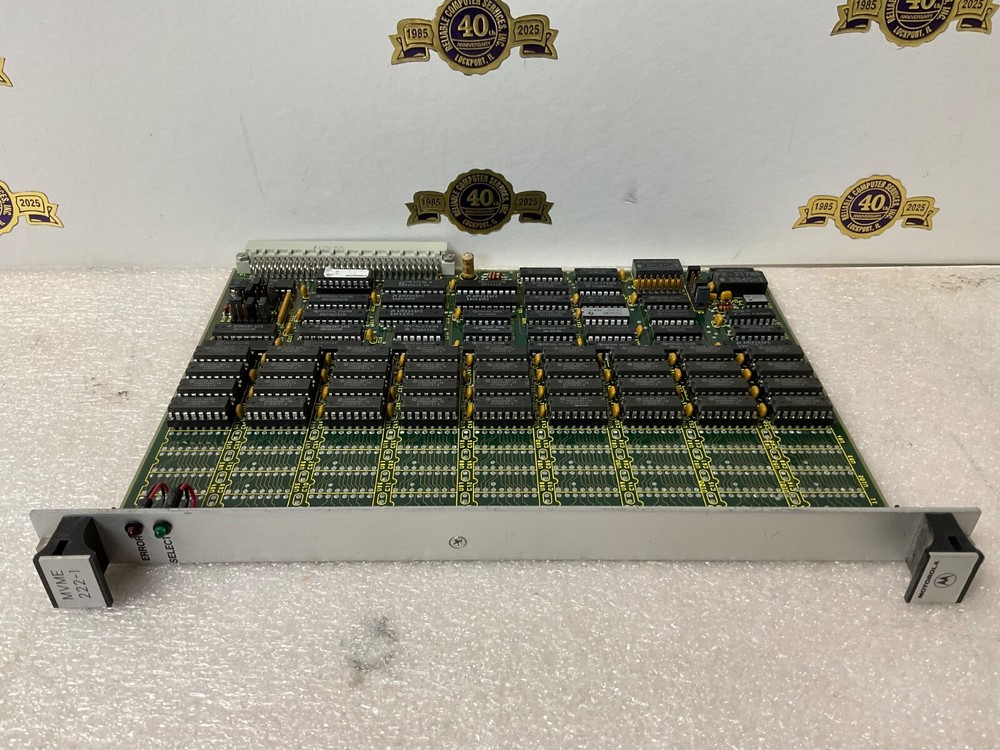 Motorola Microsystems VME Computer Module # MVME 222-1 Board 01-G3025MO1 Memory
