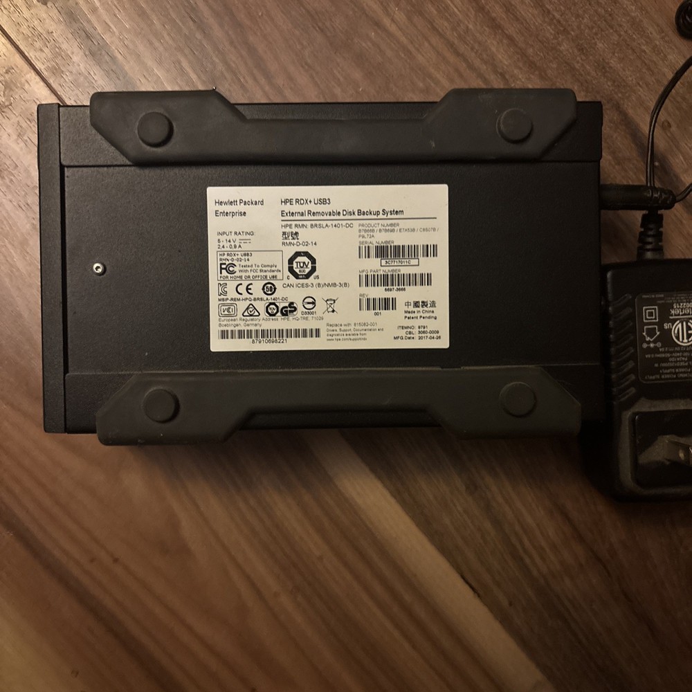 HPE RDX USB3 External Removable Disk Backup System