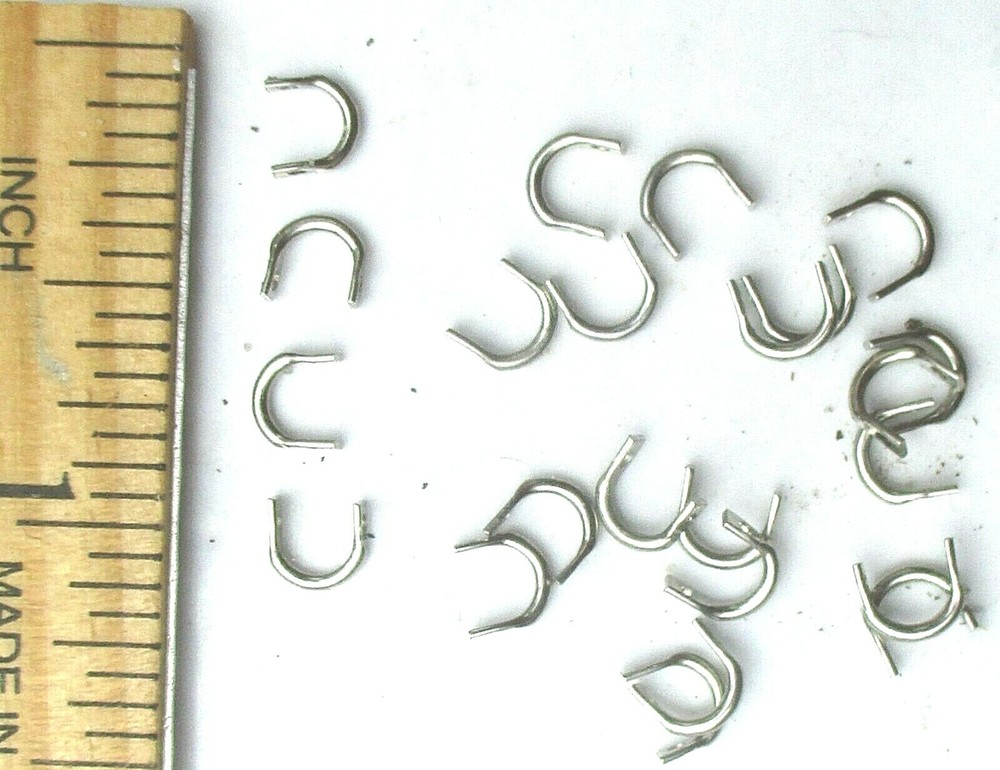 50ct Nickel #2 Spinnerbait CLEVISES for hanging blades on wire frames Clevis