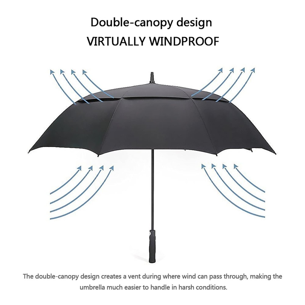 G4Free 62 Inch Automatic Open Golf Umbrella Oversize Extra Large