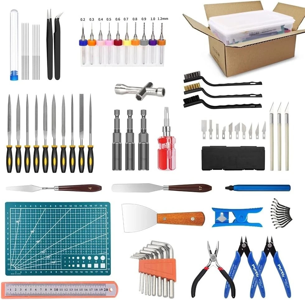 3D Printer Tool Kit with Case Deburring Nozzle Cleaning Cutter Wrench Set