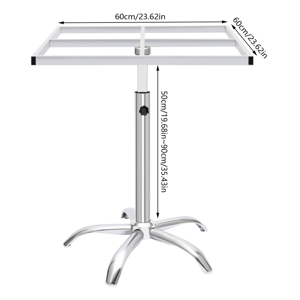 Rotating Work Stand Stainless Steel Table Paint Spraying Platform Working Bench