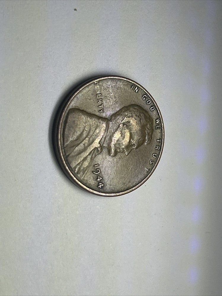RARE 1944 Wheat Penny Cent Coin Error LETTERS mISSING