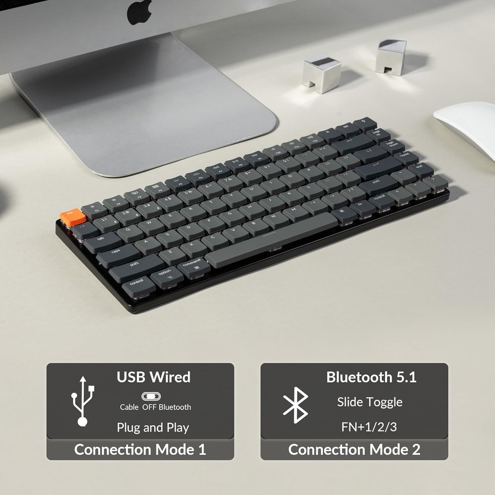Keychron K3 Version 2, 84 Keys Ultra-Slim Wireless Bluetooth/USB Wired BRAND NEW