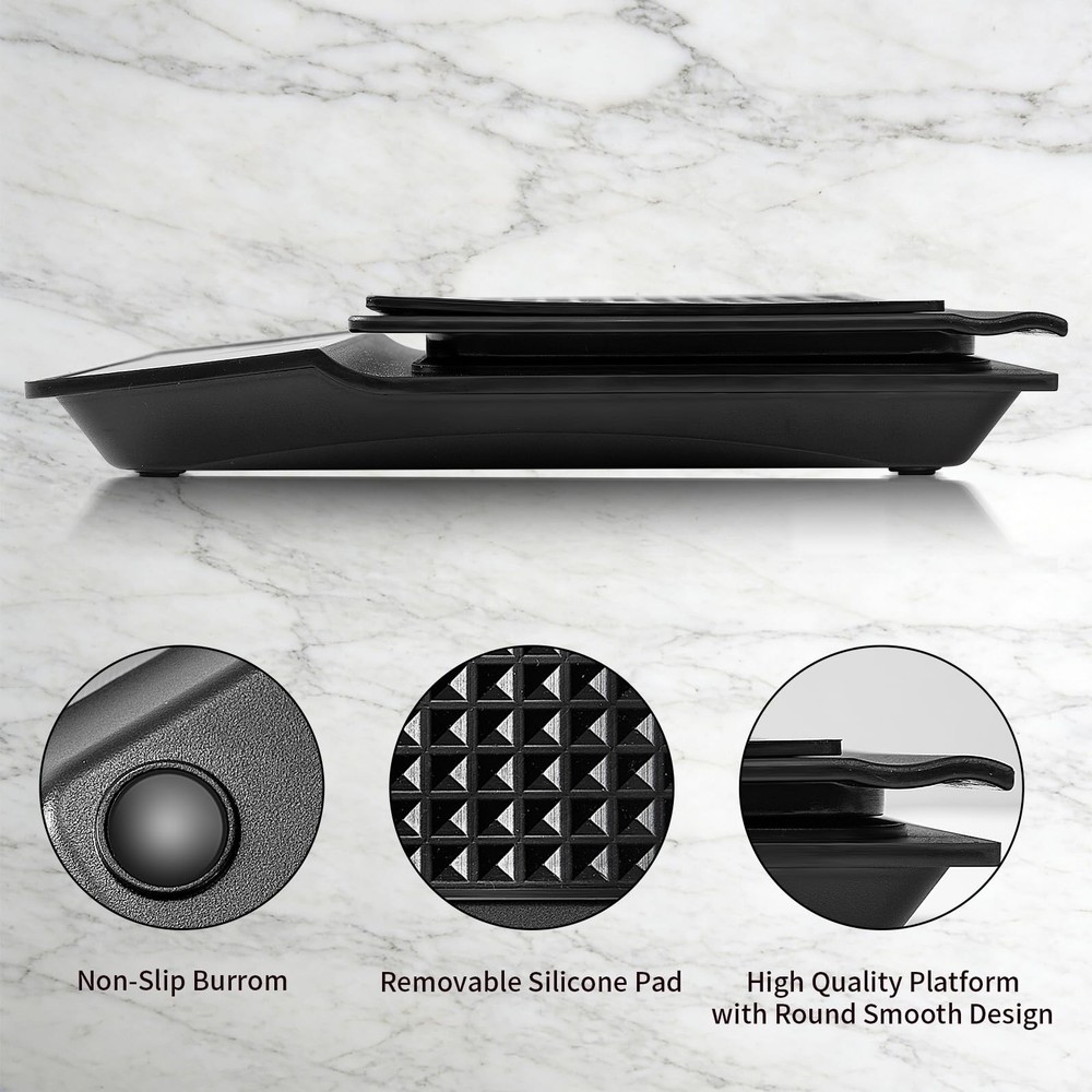 Coffee Scale with Timer, 3kg/0.1g High Precision Espresso Scale, Digital Kitc...