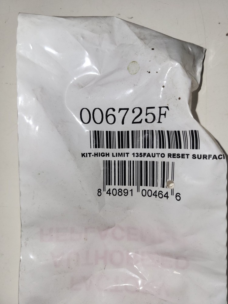 Rapak Pool Heater Limit Switch 006725f