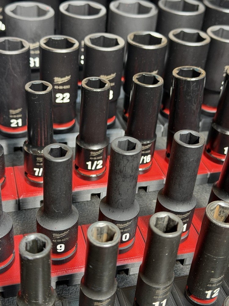 SOCKET ORGANIZER BLOCKS-TOOL BOX STORAGE