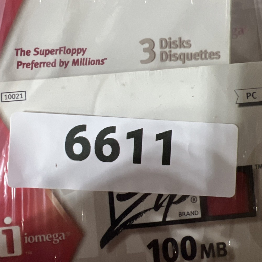 ZIP 100MB 3 DISK SET BRAND NEW SEALED X3