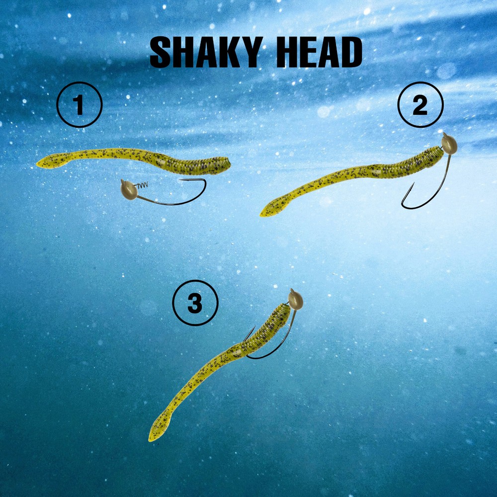 Reaction Tackle BULK Tungsten Shaky Head Jigs 5-PACK