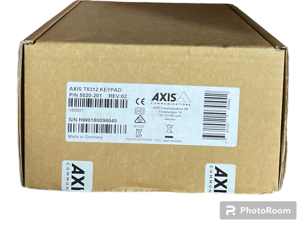 NEW!!! Axis T8312 Surveillance Control Keypad- Open Box
