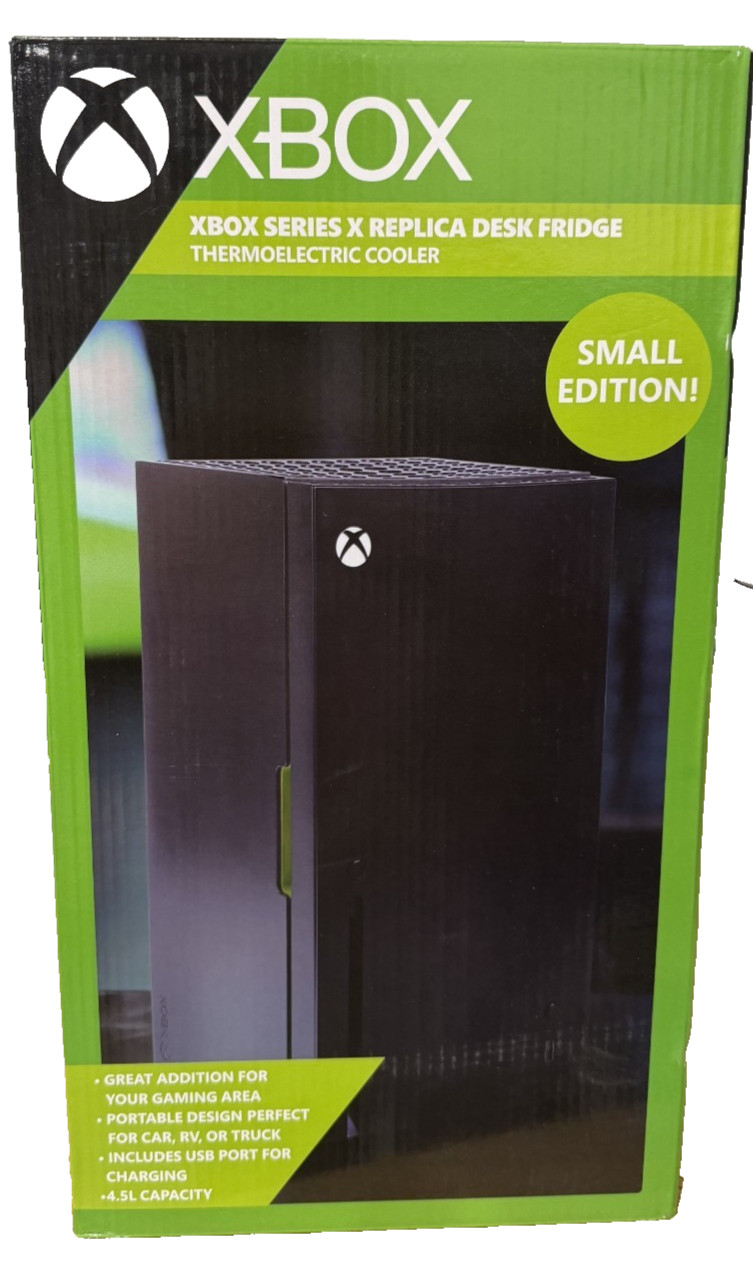 NEW XBOX Series X 4.5L Replica Mini Desk Fridge Thermoelectric Cooler