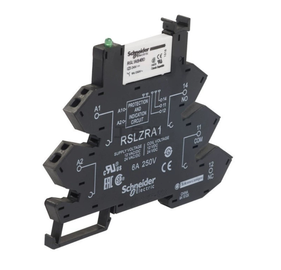 Schneider RSL Slim Interface Type Intermediate Relay RSL1PRBU