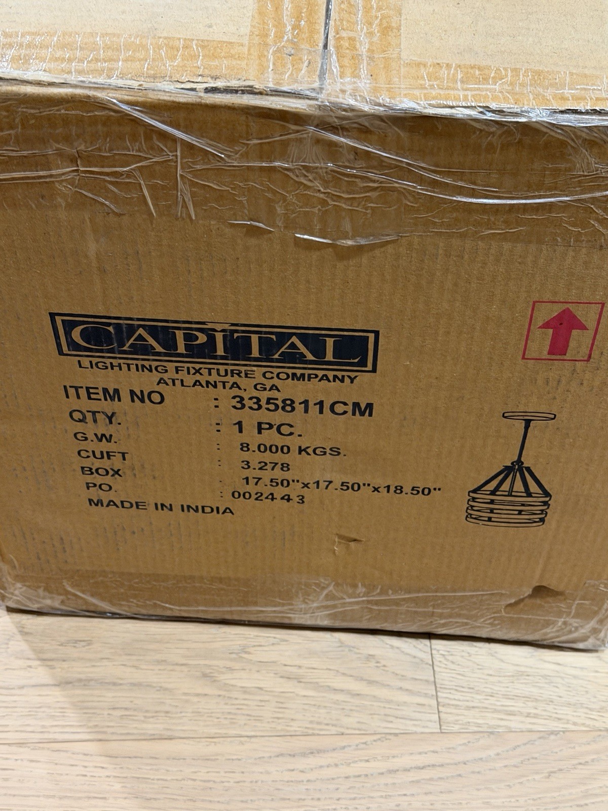 Capital Lighting 335811CM Industrial Pendant Light Carbon Gray Nickel 27in