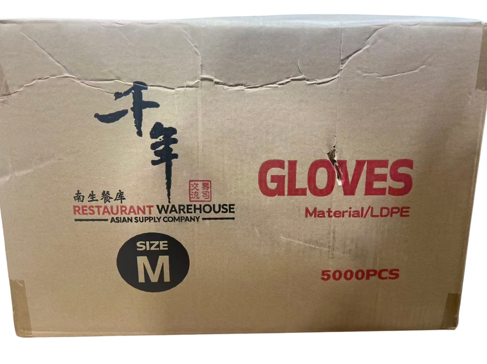 SIZE M LDPE GLOVE 5000PCS