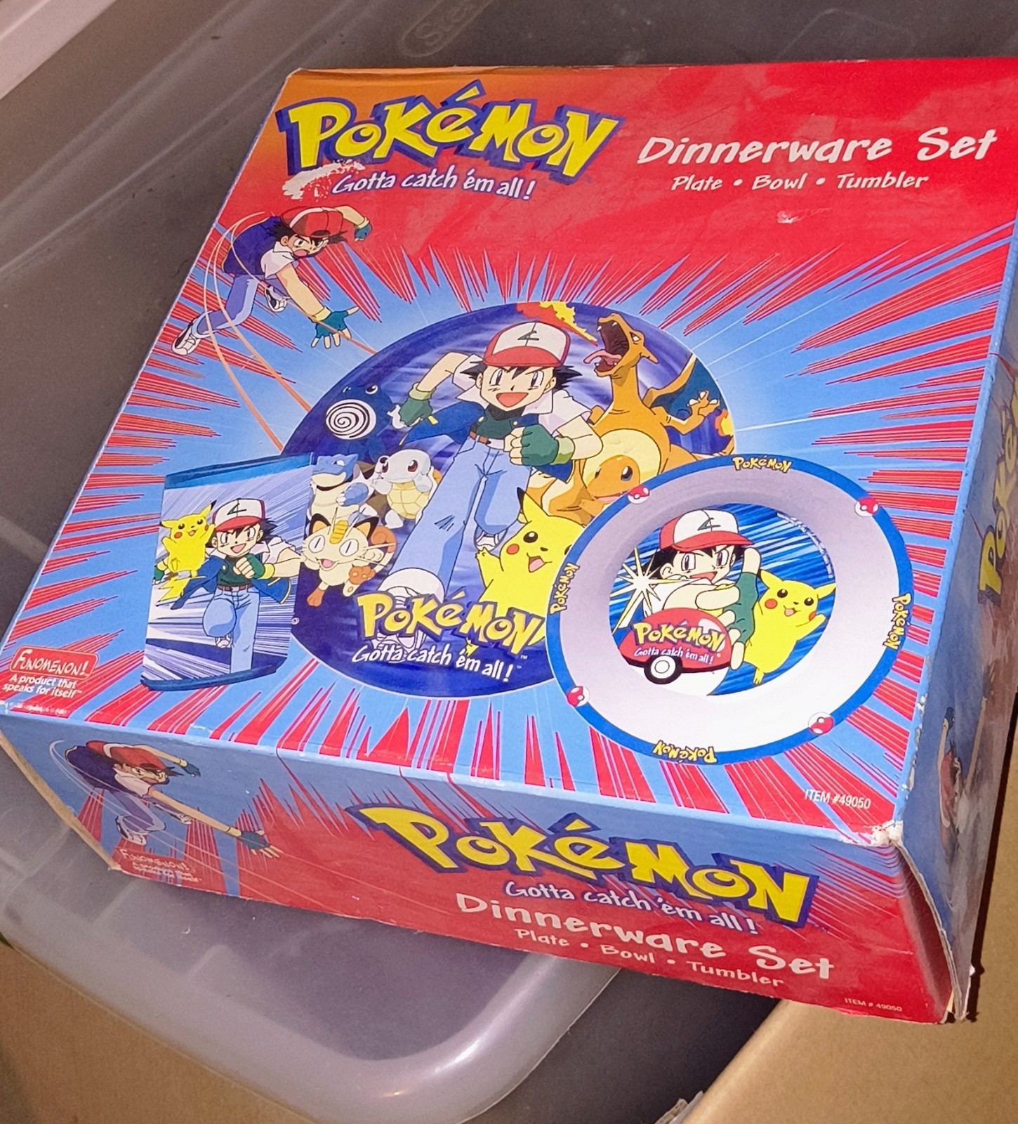 Pokémon Dinnerware Set Plate Bowl Tumbler Multicolor Cartoon Anime Characters