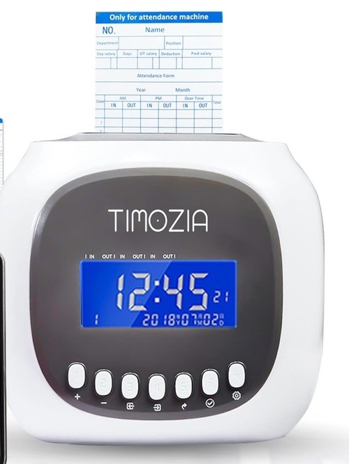 TIMOZIA Time Clock Passcode Align Time Card Machine Card Packs NO INK INCLUDED