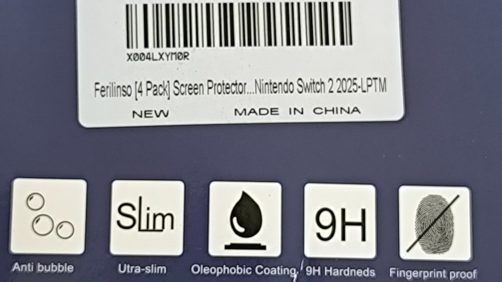 4 Pack High Quality Screen Protector For Nintendo Switch 2 2005-LPTM