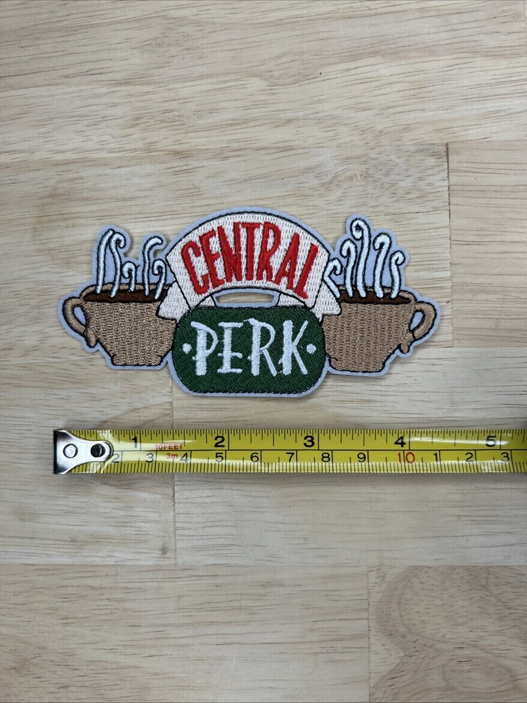 Friends Central Perk Embroidered Iron On Patch