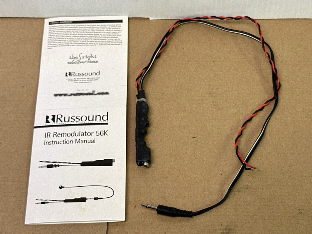 Russound IR Infrared Remodulator 56K