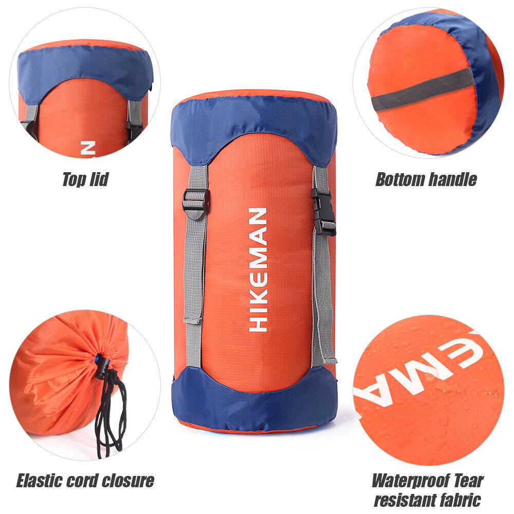 Outdoor Waterproof Compression Stuff Sack Camping Storage Bag Sleeping Bag