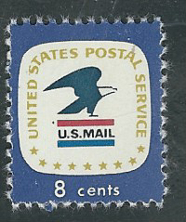 Scott #1396...8 Cent... U.S. Mail....7 Stamps