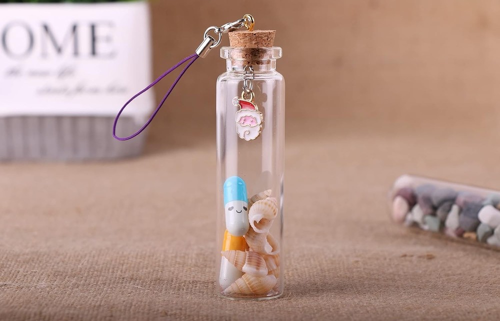 Small Glass Bottles with Cork Stoppers 20ml