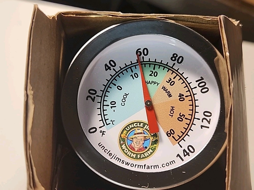 Compost Thermometer Stainless Steel Dial - Ideal Composting