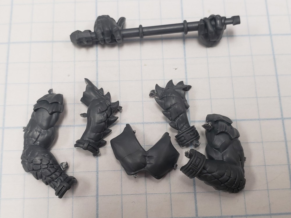 Warhammer Seraphon ARMORY Bits Kroxigor Arms w Weapon Handle Set AR68