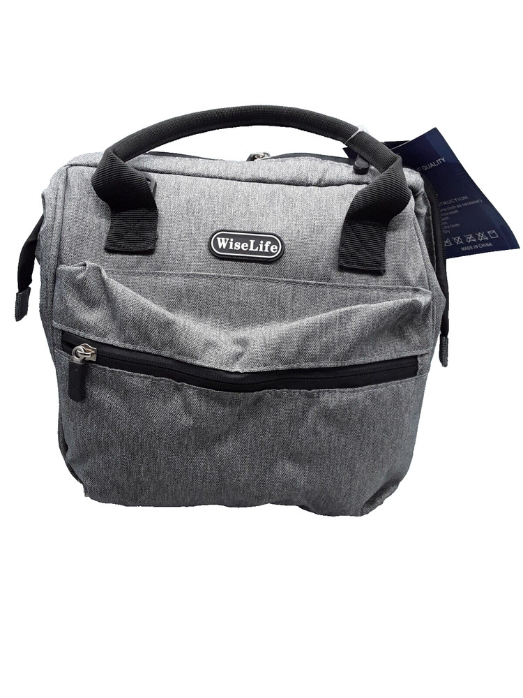 WISELIFE-Insulated Lunch Bag with adjustable Shoulder Strap-waterproof