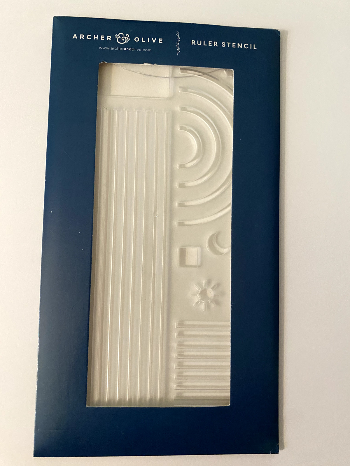 Archer & Olive stencil from June, 2021 subscription box