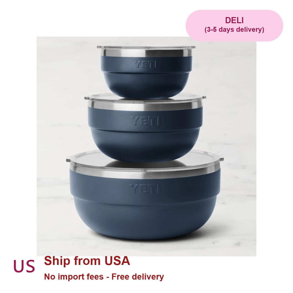 YETI Rambler Bowls, Set of 3