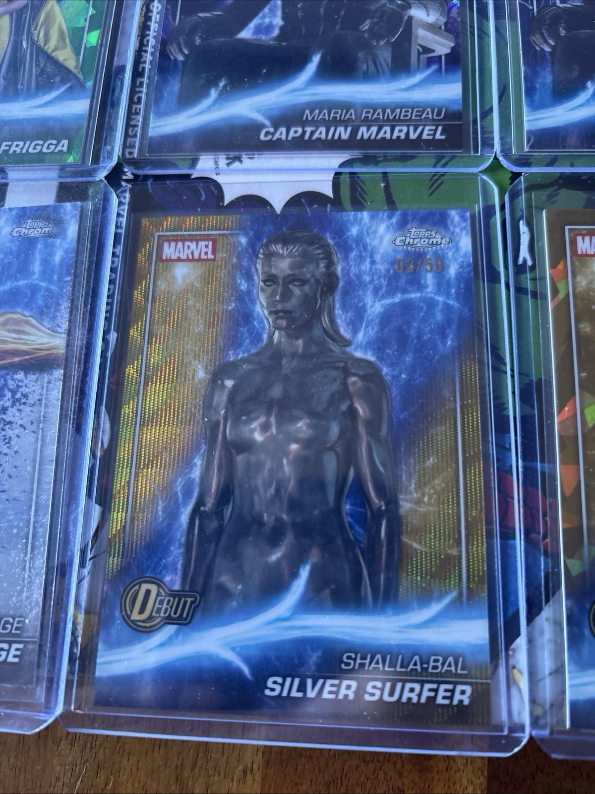 2025 Topps Marvel Chrome/sapphire Numbered Cards Lot