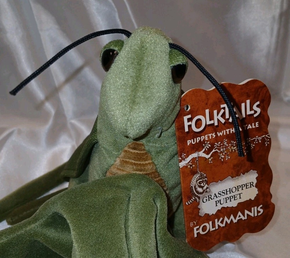 Folktails Grasshopper Puppet New