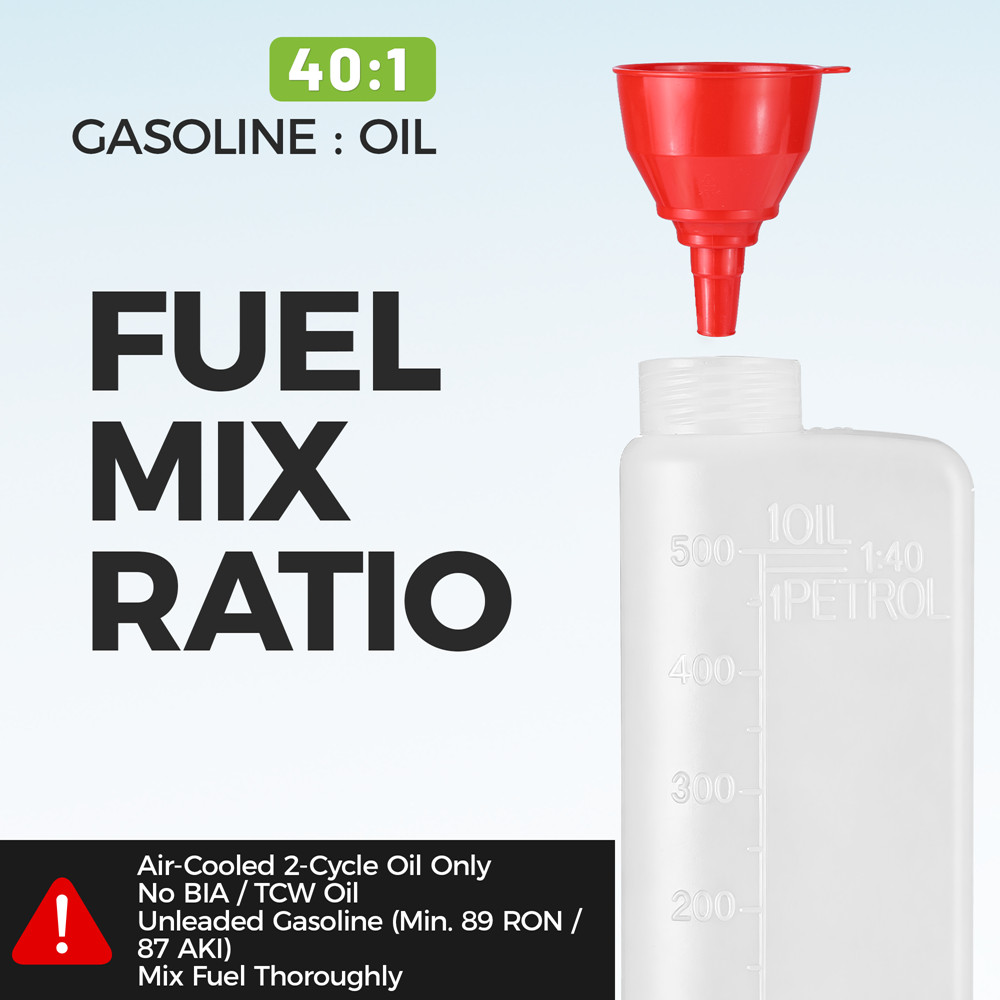 WORKPRO 62CC Post Hole Digger Gas Powered Earth Digger 4" 6" 8" Auger Drill Bits