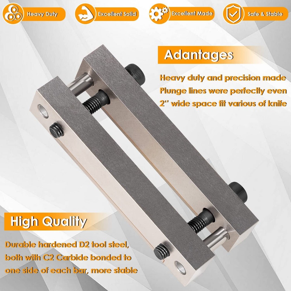 Hardened File Guide with Carbide Surface For Knife Making Tools Knife Makers