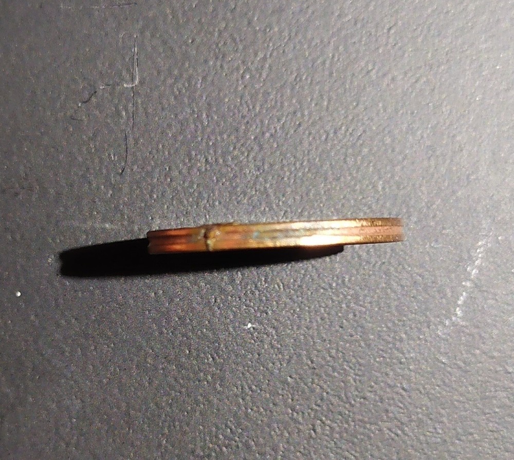Greece 20 EuroCent 2019 Unique Mint-Made Error: Extra Metal