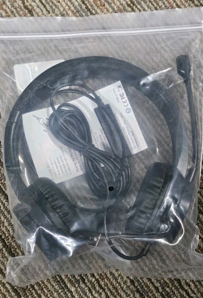 CODi Voice-Isolating USB-A Wired Headset with Boom Microphone