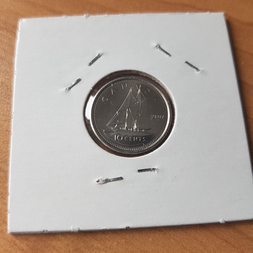 * 2007w * Canada * Georges VI * 10 cents *planchet *unknown.