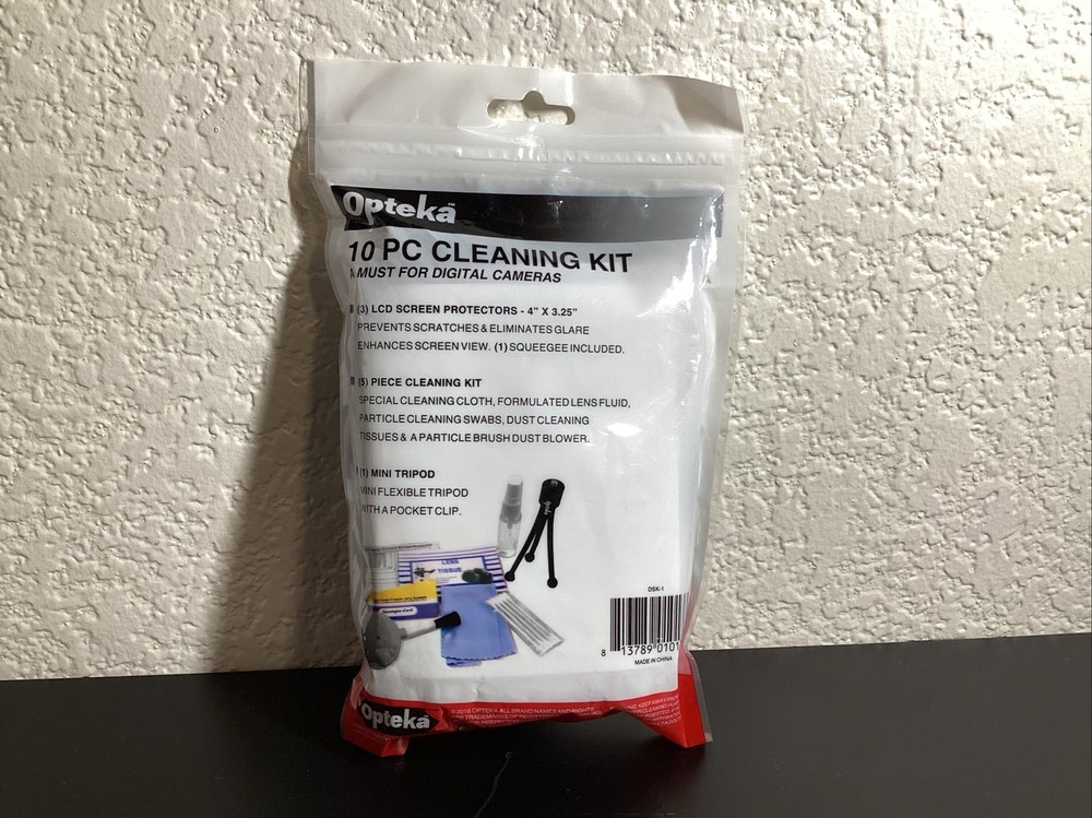 Opteka 10 pc. Digital Camera Universal STARTER KIT - Cleaning, protector, tripod