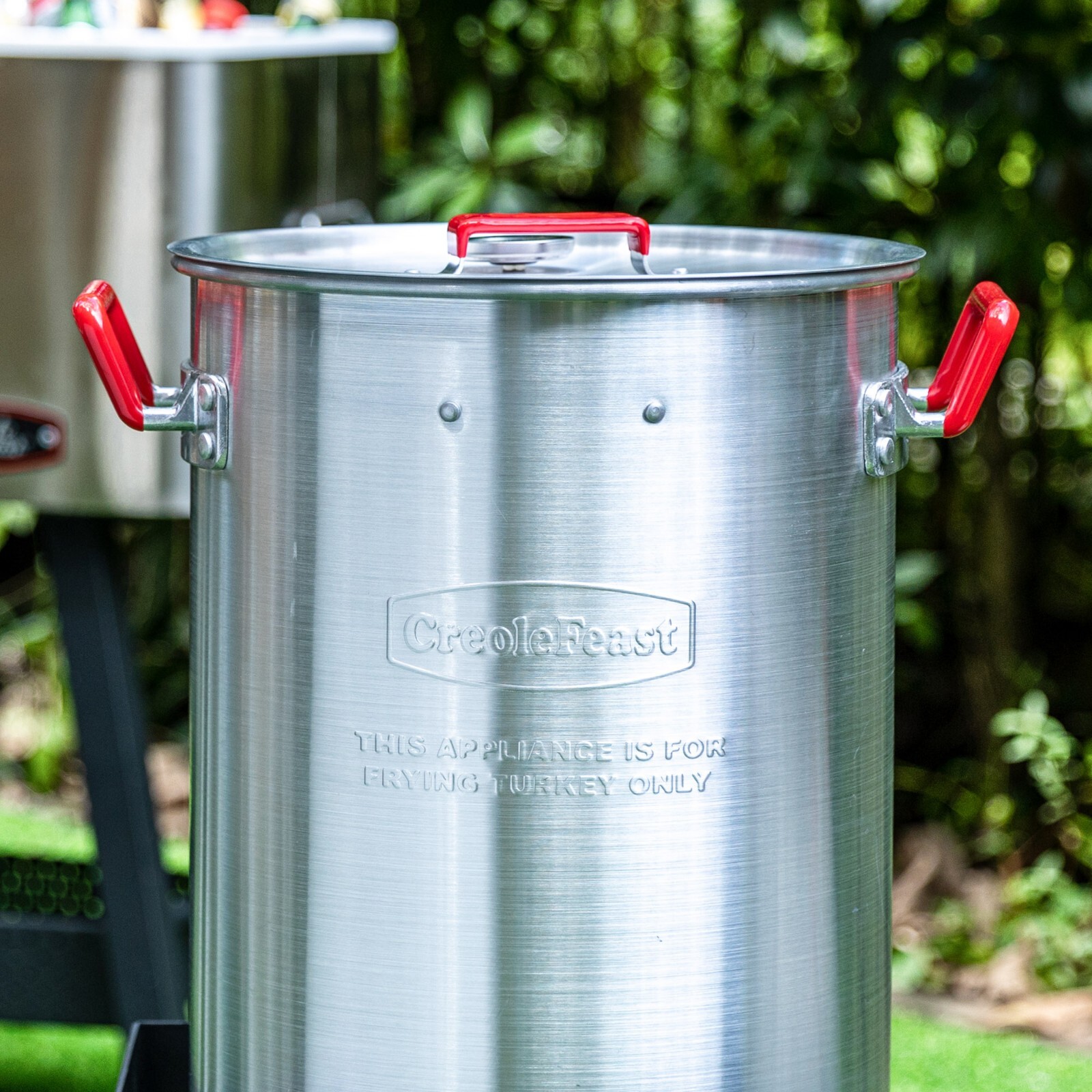 Creole Feast 30 Qt. Turkey Deep Fryer Pot Outdoor BBQ Cooker Thanksgiving Day