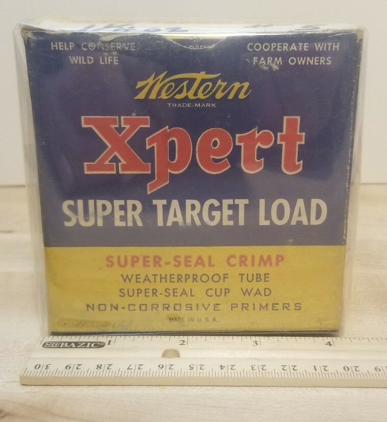 1950's Western Xpert Super Target Load Shells 12 ga. (empty box)