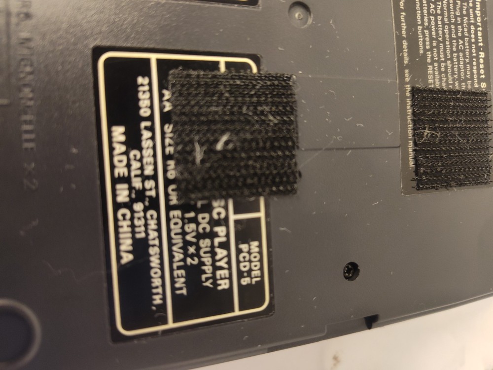 Fisher Opti Trac Compact Disc Player PCD-5 w/Electronic Equalization System Work