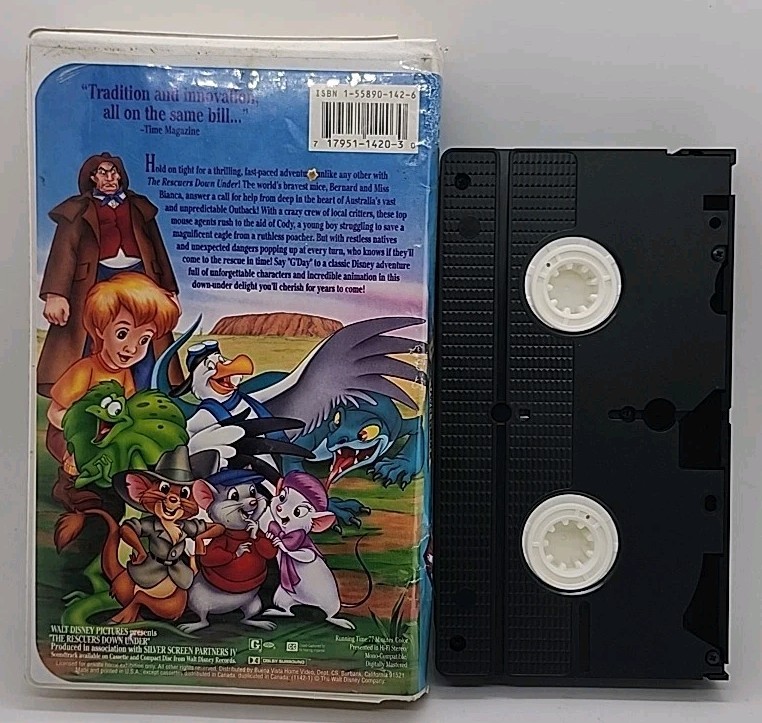 The Rescuers Down Under (VHS, 1991)