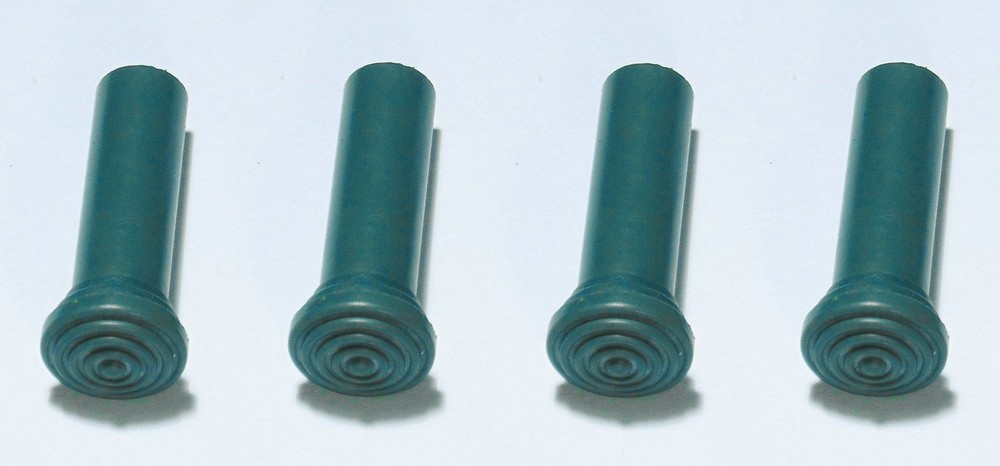 Set Of 4 Pull Up Push Down Door Lock Rod Knobs Green